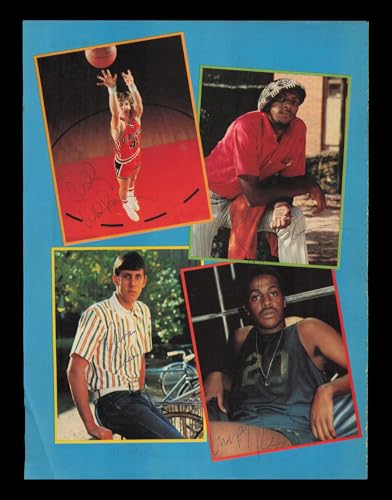 Campy Russell & Wally Walker Autographed 8x11 Magazine Photo & 2 Others SKU #238128 - Autographed NBA Magazines