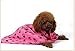 HIGHROCK Pet Dog Cat Puppy Kitten Soft Blanket Doggy Warm Bed Mat Paw Print Cushion (Pink)