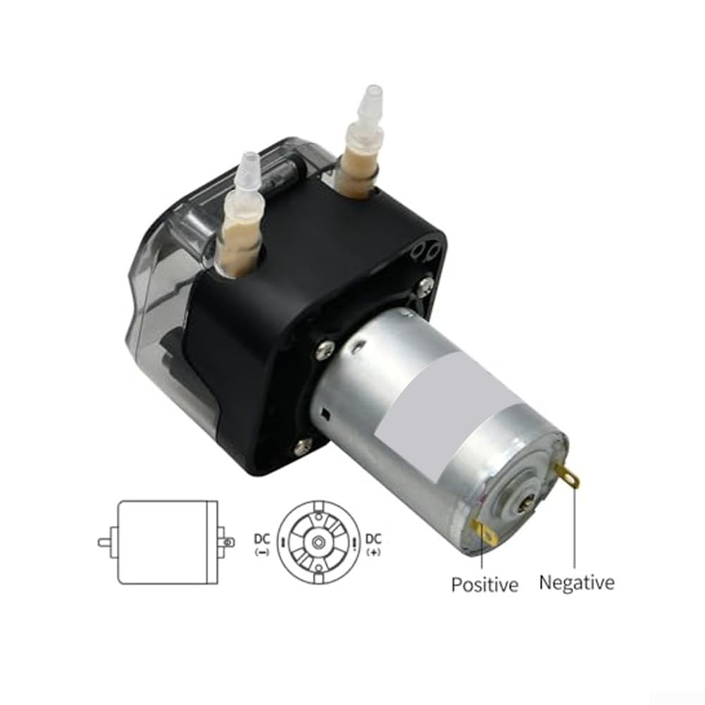 Pompe péristaltique à haut débit 24 V CC 360 ml min pour aquarium Smart Home transfert avec faible pulsation et remplacement facile du tuyau