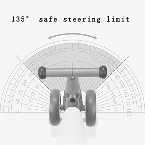 Waljx Kids' Tricycles Balance Car Pedal Without The Baby Three-Wheeled Walker For Children Tricycle Walking Practice Children Of Gifts Sliding Car (Color : Blue) (Color : Pink) #TOP2