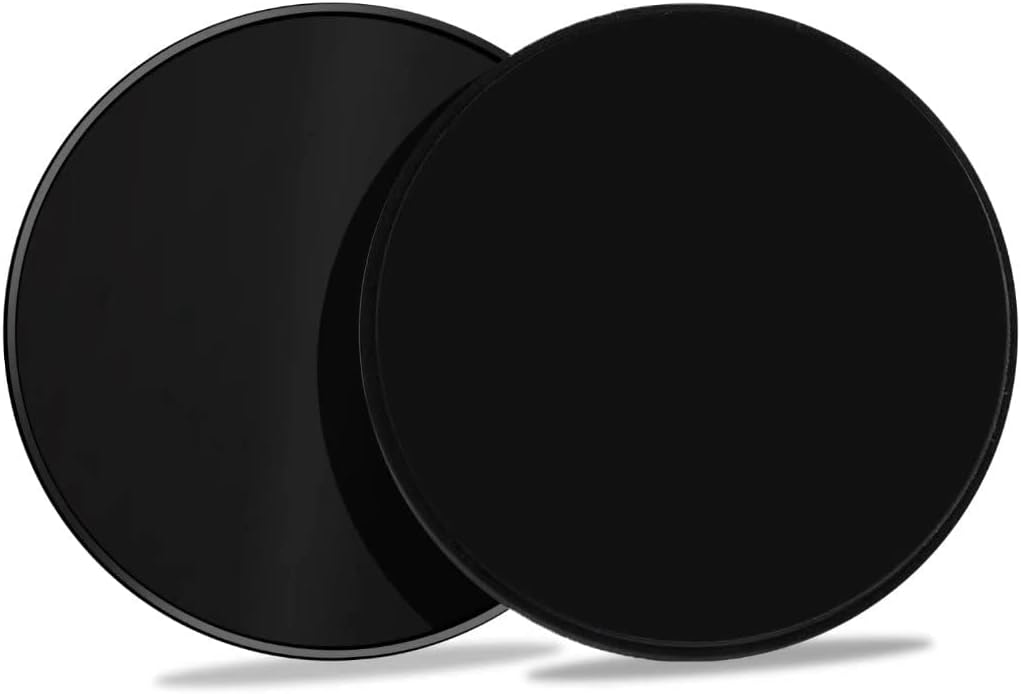 Gliding Discs Core Sliders Smooth Gliders Dual-Sided Design Core Exercise Sliders Use on Hardwood Floors, Workout Sliders Fitness Discs Abdominal & Total Body Gym-Exercise Equipment Set of 2