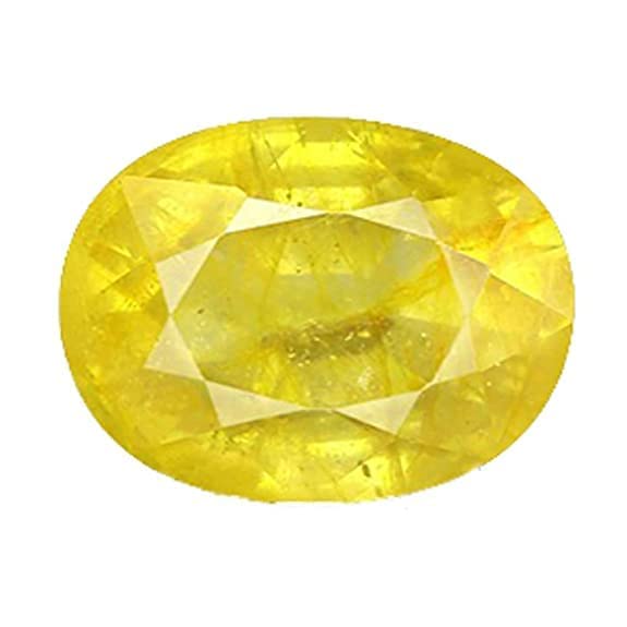 kirti sales Yellow Sapphire Pukhraj 15.00 Ratti GGTL Certified from Sri Lanka (Ceylon) Natural Original AAA++ Quality Loose Gemstone-picture-0