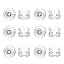 C:White Gold-12pcs