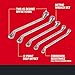 CRAFTSMAN Offset Box End Wrench Set, MM, 5 Piece (CMMT44350)
