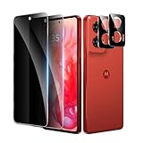 [2+2 Pack] Privacy Screen Protector for Motorola Moto G Stylus 2024 5G, Anti-Spy...