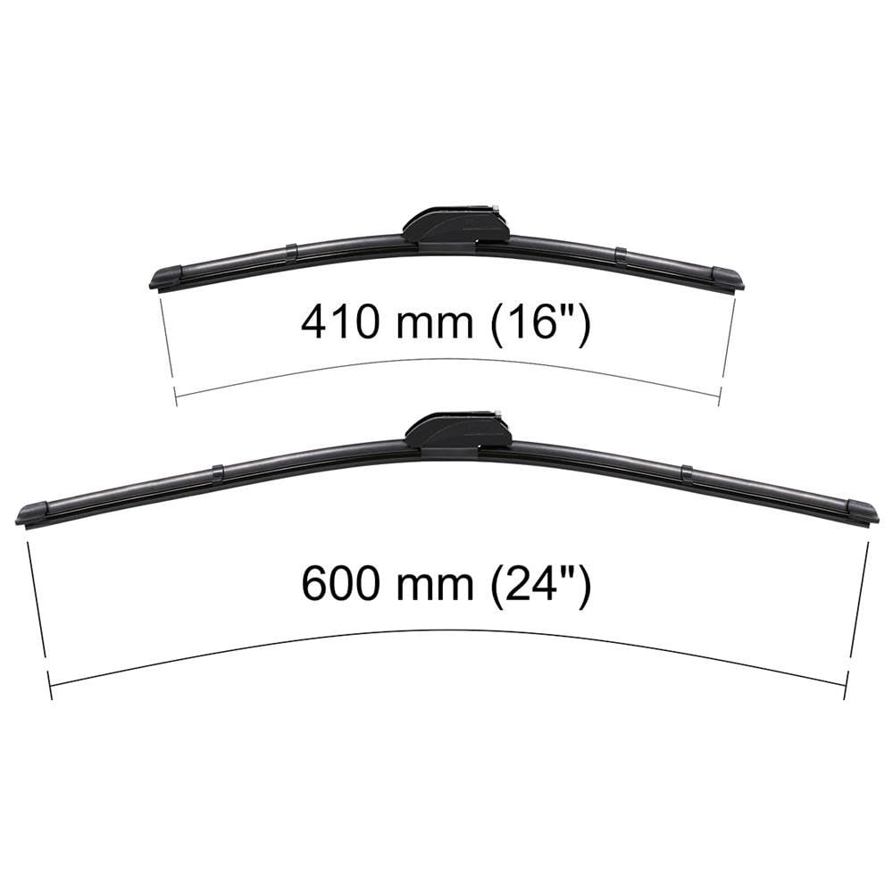 Mossa Escobillas delanteras aptas para Hyundai i10 III Hatchback 2020-.. PA