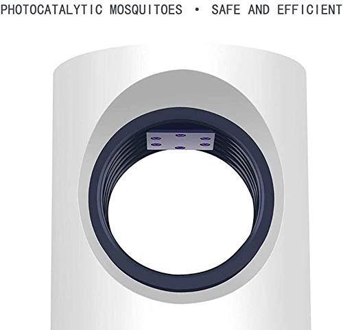 XJJ Mosquito Killer LED Lamps, USB Powered Electric Vortex Mosquito Killer LED Lamps Household Mosquito Repellent Device White Fly Zapper