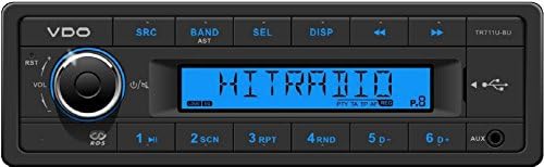 Close-up of VDO TR711U-BU Car Radio front panel