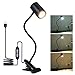 Lampada da Scrivania 8W LED da Tavolo a Clip con Collo Flessibile 3 Modalità di Colore 10 Luminosità Dimmerabile Lampada con Pinza