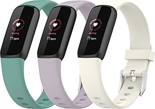 Shieranlee Watch Band Compatible with Fitbit Luxe Activity Tracker - Watch Band Replacement Silicone Strap
