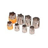 [Deals Sales Today 2017] IBEET Vegetable Cutter Mold,Stainless Steel Mini Cookie Cutters Slicer,8 PCS