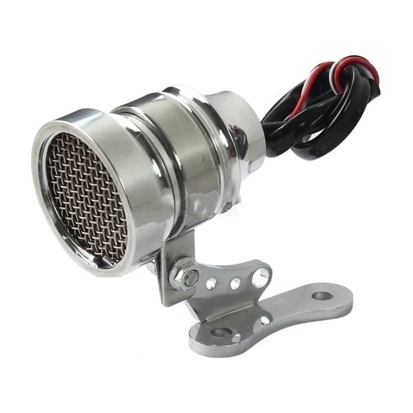 Feu arrière de moto style brat noir 12V LED avec fonction feu stop