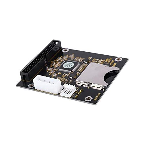 KOOBOOK 1Pcs SD SDHC Card to IDE 3.5" 40Pin Male Adapter Male IDE Hard Disk Drive Adapter Cover