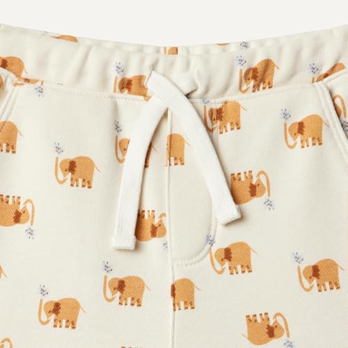 Image of Amazon Essentials x Sofia Grainge Toddlers and Baby Boys' Pull-On Knit French Terry Shorts, Pack of 2