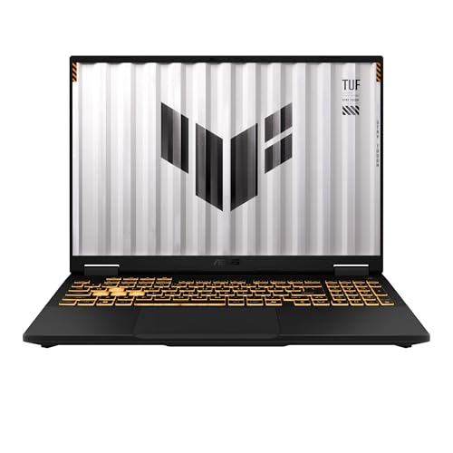 ASUS 2025 TUF Gaming F16 16” WUXGA IPS Laptop 16-Core Intel Core i7-14650HX NVIDIA GeForce RTX 5060 32GB DDR5 1TB SSD Thunderbolt 4 WiFi AX RJ-45 BT Webcam HDMI2.1 RGB Backlit KB Windows 11 Home