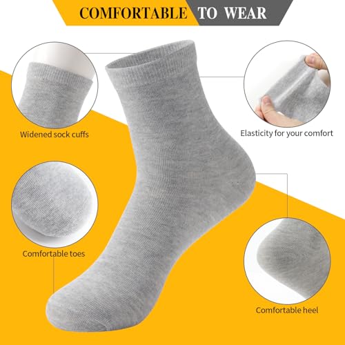 300 Pairs Mens Socks Bulk Pack Quarter Ankle Athletic Casual Sports Moisture Wicking Socks for Unisex Homeless Men Women3