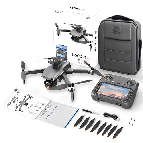 Drone L600 Pro Max com GPS | 5G Wifi e Brushless Motor Quadcopter Alta Peformace|drone com Câmera | alcance de até 4.5 Km de Longa Distância.