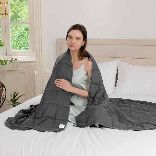Good Nite Coperta Ponderata Benessere Antistress Coperta Pesante Sensoriale Rilassante per Adulti Coperta Ponderata...