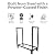 Sunnydaze 30-Inch Firewood Log Rack - Small Fireplace or Fire Pit Wood Storage Holder - Bronze - 500-lb Capacity