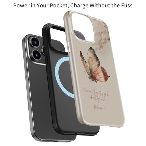 Esdot for iPhone 14 Pro Max Case Cute - Wireless Charging - Preppy Floral - image 3