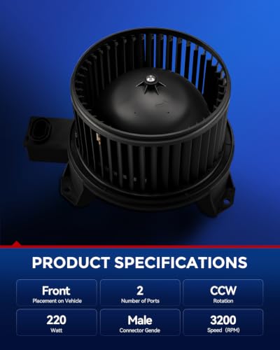 Image of KAX 700185 AC Blower Motor for Ford Mustang 2005-2009
