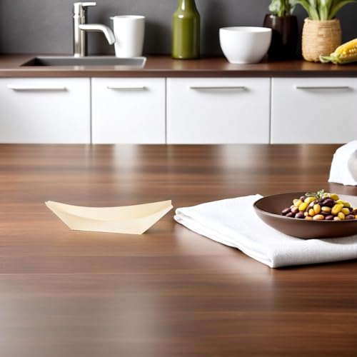 Platos de sushi de madera 11.5 cm, pack 100 unidades miniatura 7