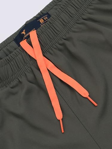Image of TECHNOSPORT Mens Polyester Slim Fit Activewear Track Pant with SPF50+ for Running, Workout Wear Antimicrobial & Quick Dry