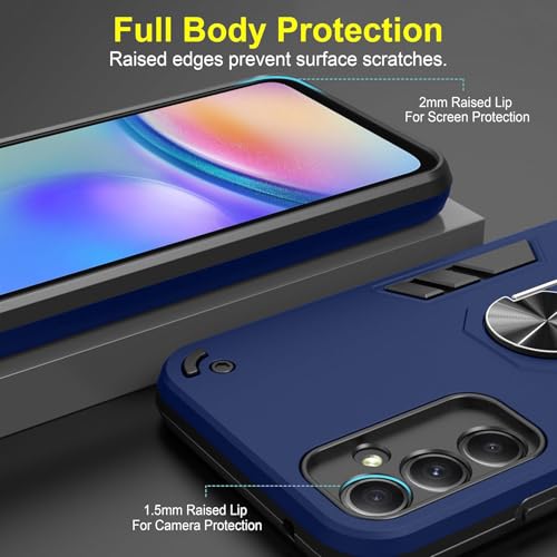 Image of amazon basics Basic Case for Samsung Galaxy A05s 4G (Polycarbonate, Thermoplastic Polyurethane Blue)