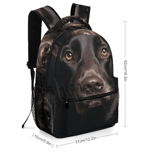 Black Lab Dog Laptop Backpack for Men Women Travel Backpacks for Work Computer Bag Casual Backpack2