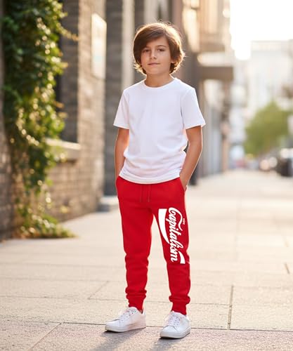 Image of KYDA KIDS 100% Cotton Track Pants for Boys | Premium Printed Soft Single Jersey Fabric | Elastic Waist Loose Fit Summer Full Length with Rib Hem (Pack of 3)
