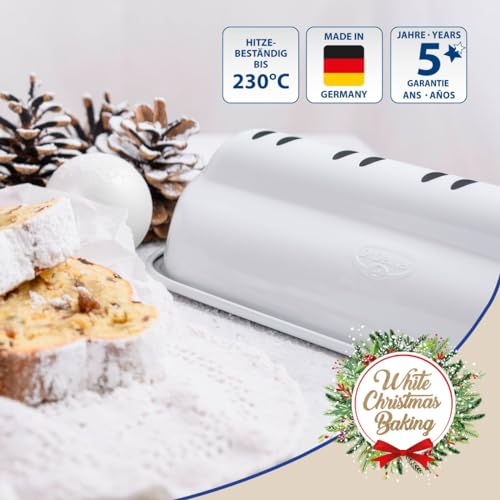 Dr. Oetker Christstollen Backform – Stollenbackform White Christmas Baking – Stollenform mit Antihaftbeschichtung und winterlichem Design… – Ansicht 4