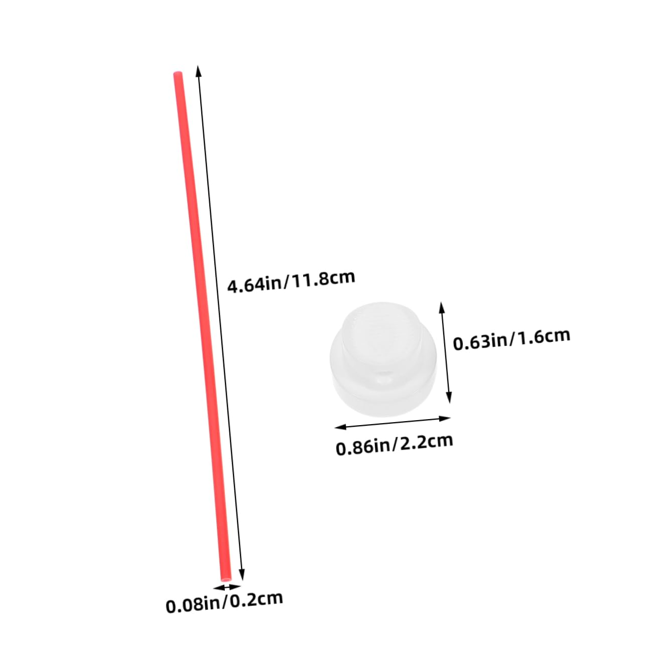 ARTIBETTER 12-in-1 Spray Paint Nozzle Kit with Plastic Straws Nozzle Tips for Home Industrial Use