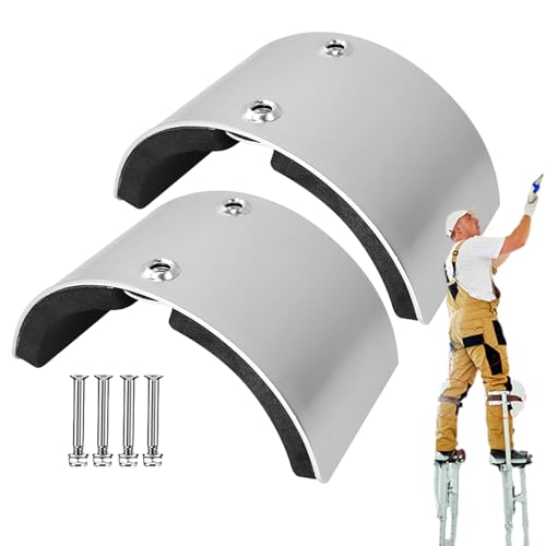 Pièce de rechange pour échasses de cloison sèche - Accessoires pour échasses en métal Kit de sangles de jambe | Remplacement de pièces de sabot pour...