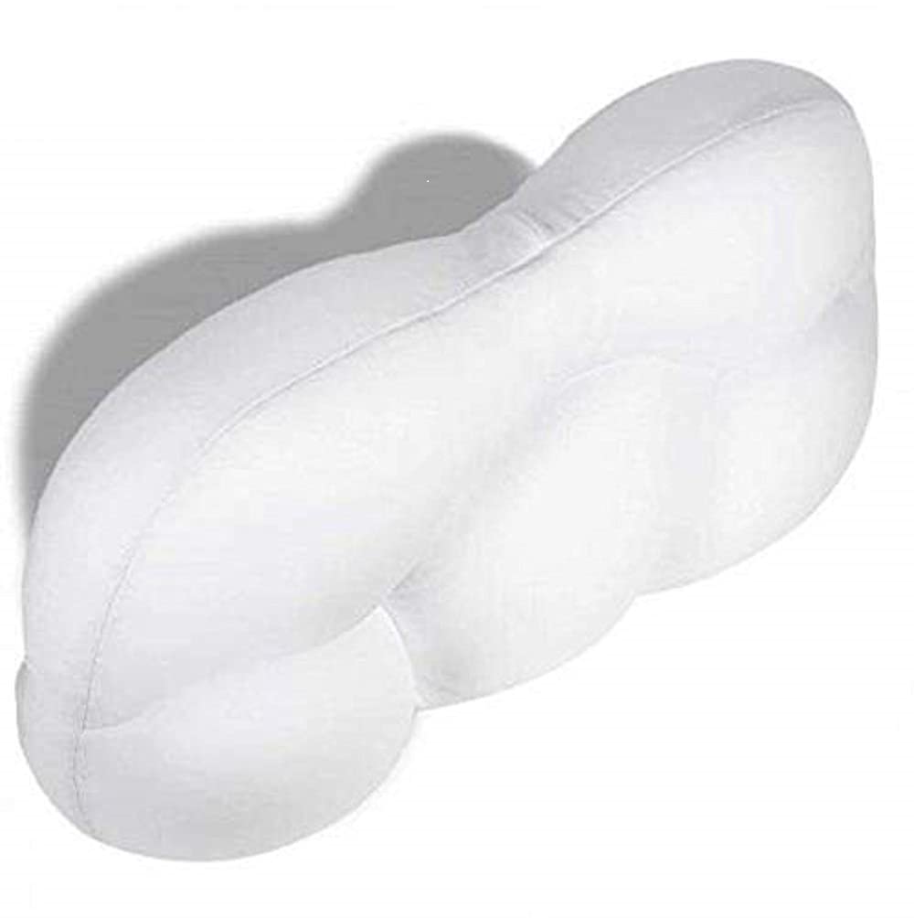 CHECK AND SHOP Super Soft Egg Sleeper Pillow Ultra Comfortable Pillow for Neck Pain Muscle Pain, migraines Memory Foam Pillow Comfortable Support for Your Head, Neck and Shoulder (White)
