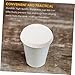 200pcs Disposable Paper Cup Lids and Cold Covers for All Cup Types for Home Bar Restaurant Use and Spills