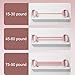 Stretch Bands for Exercise, Pilates Equipment, Resistance Fitness Pull Rope, TPE Material, Antislip Handle, Quanlity Tension Rope, Elastic Bands, for Home Gym Waist Abdomen Arm