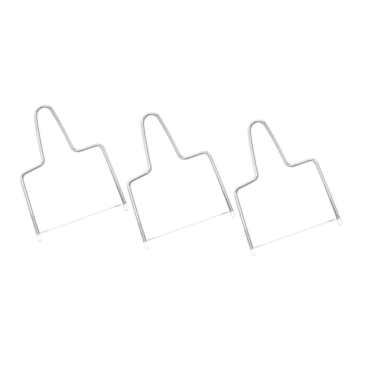 Ciieeo 3-piece Stainless Steel Cheese Slicer Set Hand-held Cheese Knife Set for Utensil