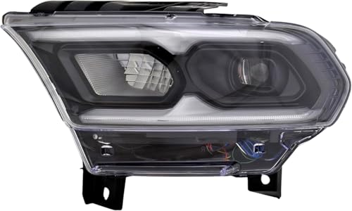 ALLIGATOR AUTO LIGHTS Headlamp Replacement for Dodge Durango 2021-2025 Full LED Headlight Assembly With Bulb, Left/Driver Side, DOT&SAE Compliant