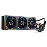 Jonsbo TH 360 AiO Refroidisseur à eau Noir 360 mm CPU avec ARGB, affichage de la température LED et ventilateur à cadre unique