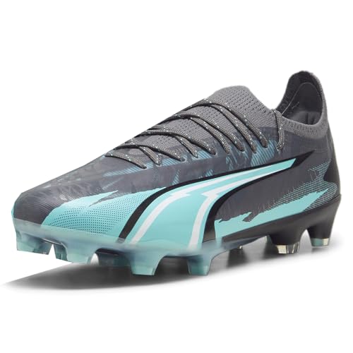 PUMA Mens Ultra Ultimate Rush Firm GroundArtificial Ground Soccer Cleats Cleated, Firm Ground - Blue, Grey2