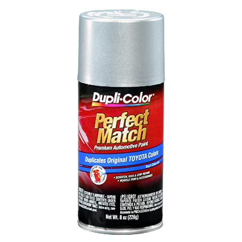 Image of Dupli-Color EBTY15307 Perfect Match Automotive Spray Paint - Toyota Silver Metallic, 147 /148 - 8 oz. Aerosol Can