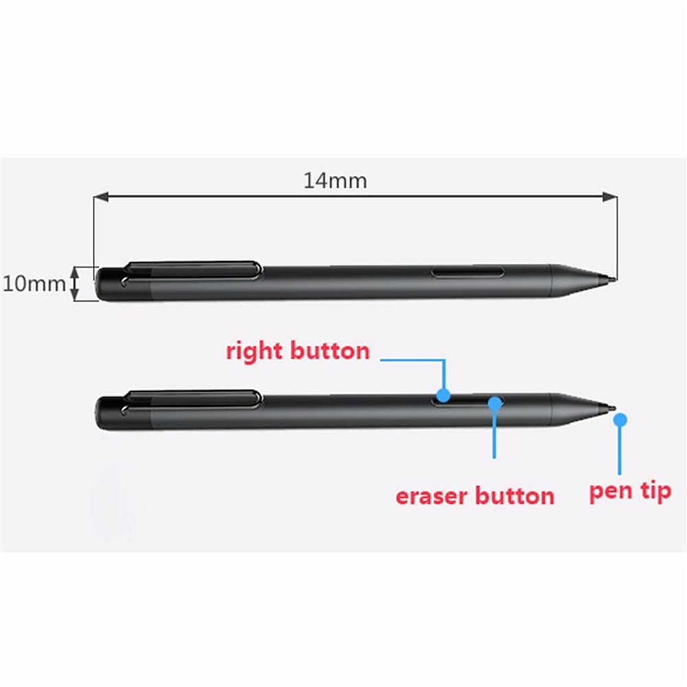 Penna stilo, per Microsoft Smart Pen, penna stilo in alluminio, penna stilo attiva, penna tattile intelligente, accessori per tablet