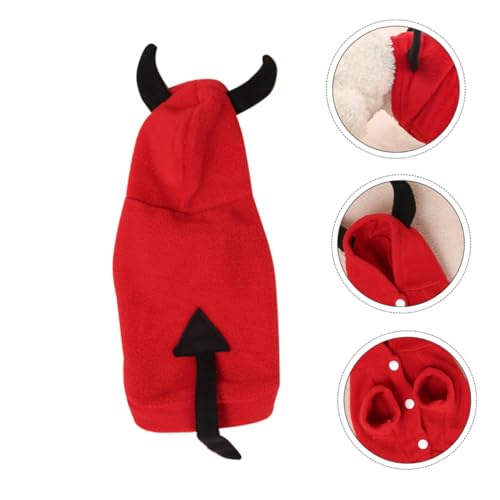 Disfraz Halloween diablito para perro talla XL miniatura 4