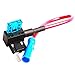 Produktbild Mintice 12V 24V Auto LKW Mini Flachsicherungsadapter Sicherungshalter für Spannungsabgriff KFZ Flachsicherungen Autosicherungs