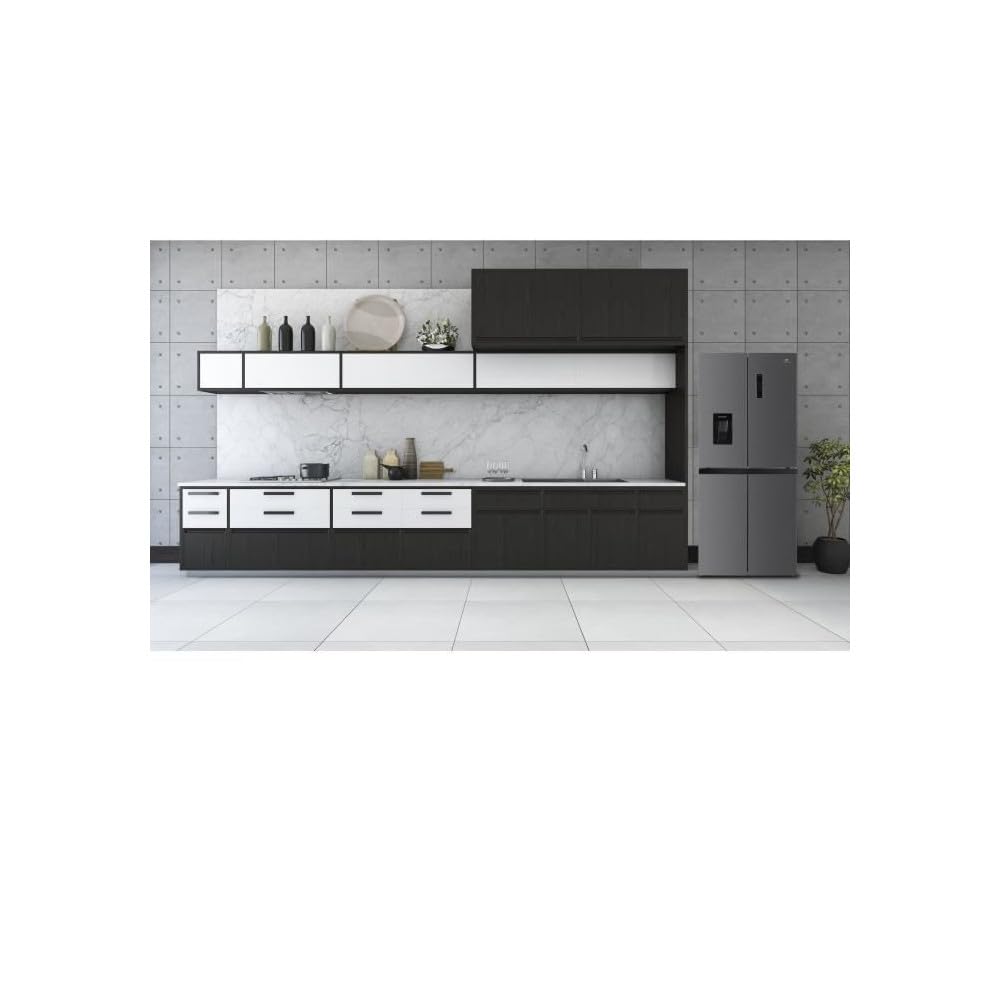Frigorifero 4 ante con erogatore d'acqua – 464L – Total No Frost – 79 cm x 180 cm – Acciaio inossidabile – Classe D