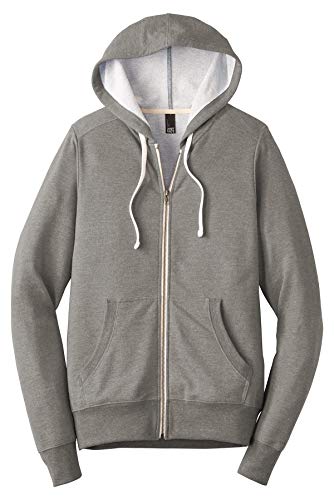 Apparel Globe Perfect Tri French Terry Full-Zip Hoodie, Soft Cotton Blend Lightweight Zip Sweatshirt with Pockets3