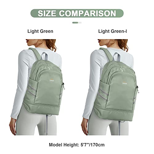 coofay Gym Backpack For Women Waterproof Backpack With Shoe Compartment Lightweight Travel Backpack Sports Backpacks Large Gym Bag