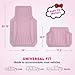Hello Kitty Car Mats 4pc Floor Mats for Cars Trucks SUVs Pink Car Floor Mats for Women Men Accessories Rubber Heavy Duty Cute Non-Slip Always Front Rear Hello Kitty Cars Accessories Pink