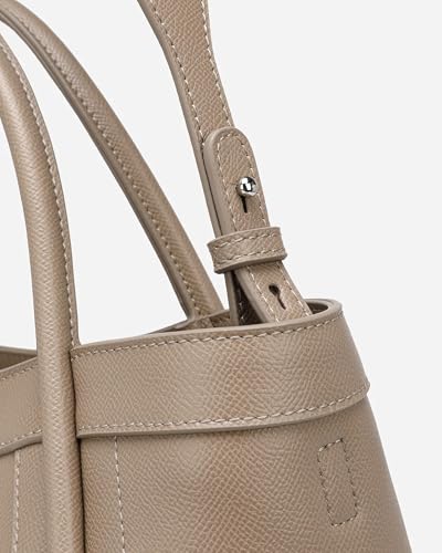 Image of NEWBELLA Tote Bag for Women, Vegan Leather Crossbody Shoulder Bag, Top Handle Satchel Purse for Work, Travel, Daily Use (Apricot-2, for 13 inch laptop)