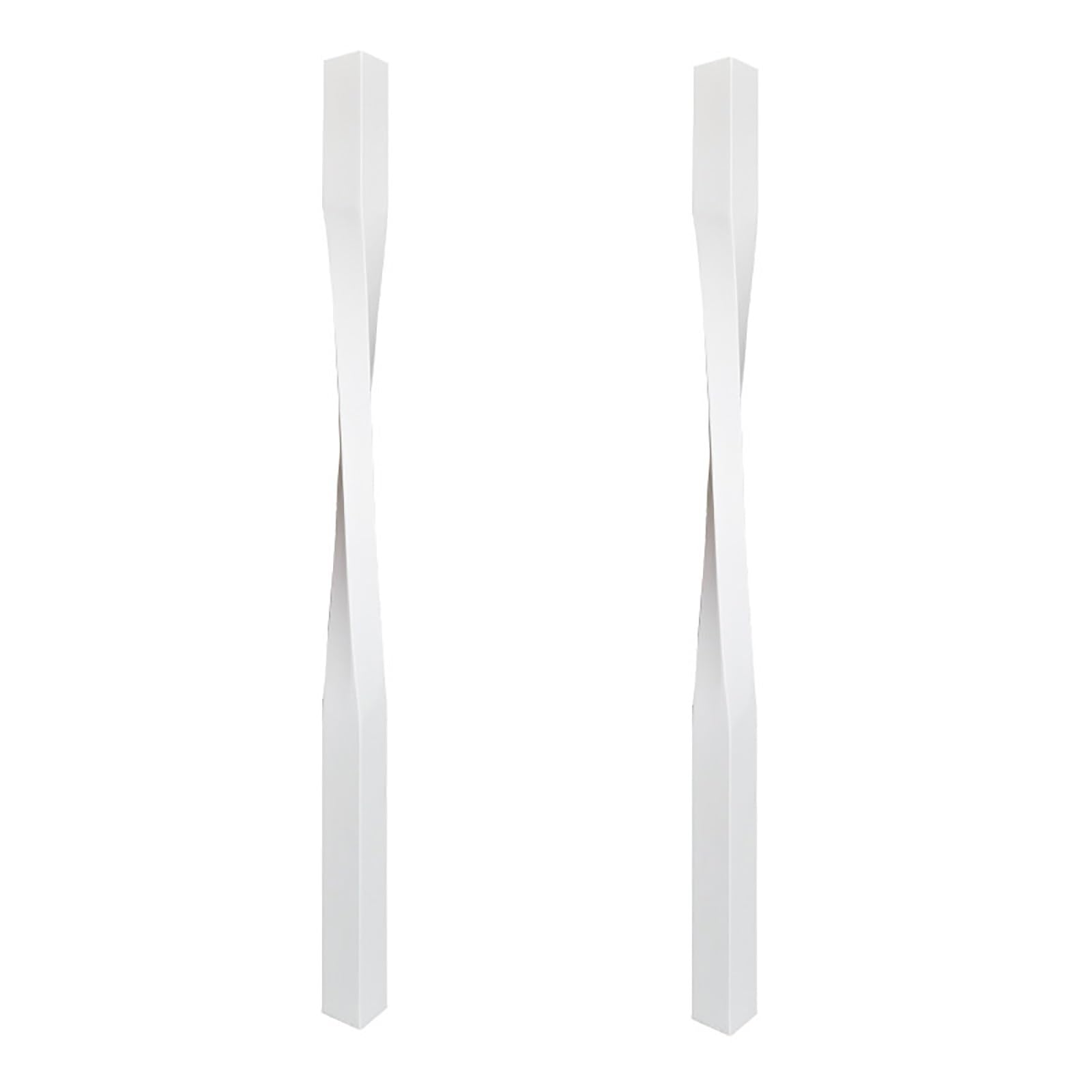 Attic Balusters for Interior Staircase, Solid Wooden Twist Stair Spindles